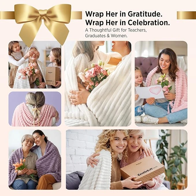 GentleSoft Fleece Throw Blanket - Image 3